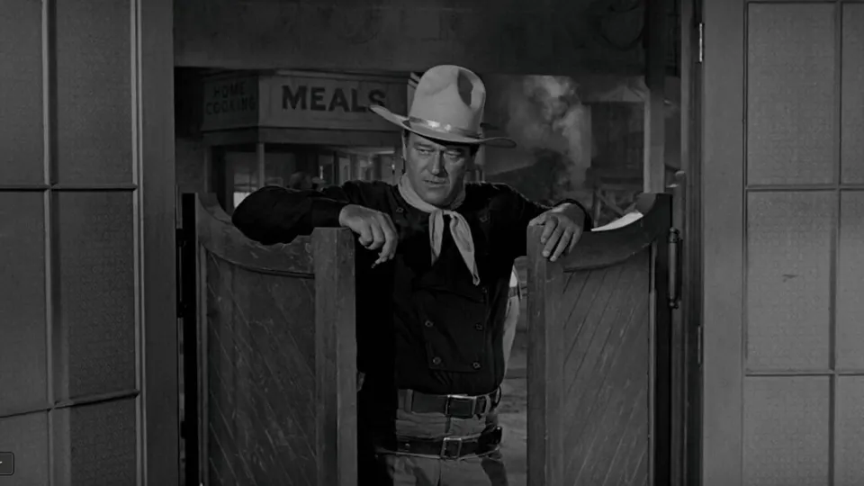Esta icónica frase del mejor western de la historia no la pronunció John Wayne, pero sigue siendo una genial definición del género: "Esto es el Oeste"