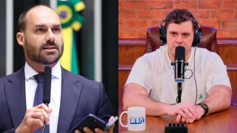 Eduardo Bolsonaro participará del stream del Gordo Dan antes del balotaje en Brasil