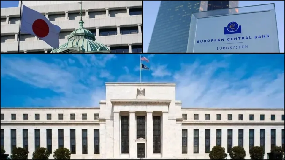 Semana clave para los bancos centrales: la Fed, el BCE y el BoJ deciden sobre sus tasas