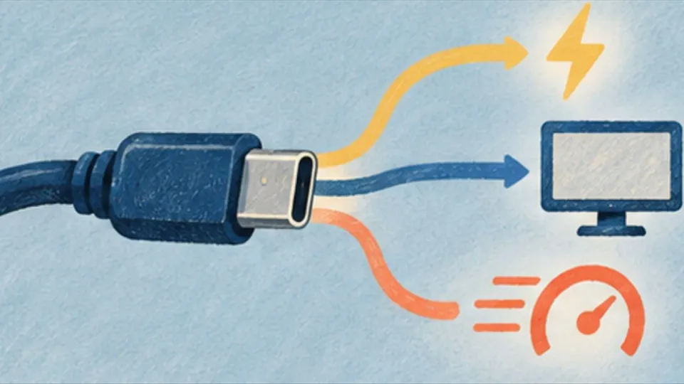 USB-C no es todo igual: cómo saber qué velocidad, carga y vídeo da cada cable