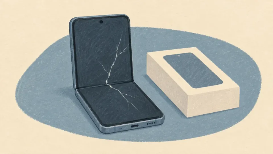 Apple reconoce que la pantalla interior de algunos iPhone Duo falla a los pocos días y ofrece cambiarlos, pero no dice por qué