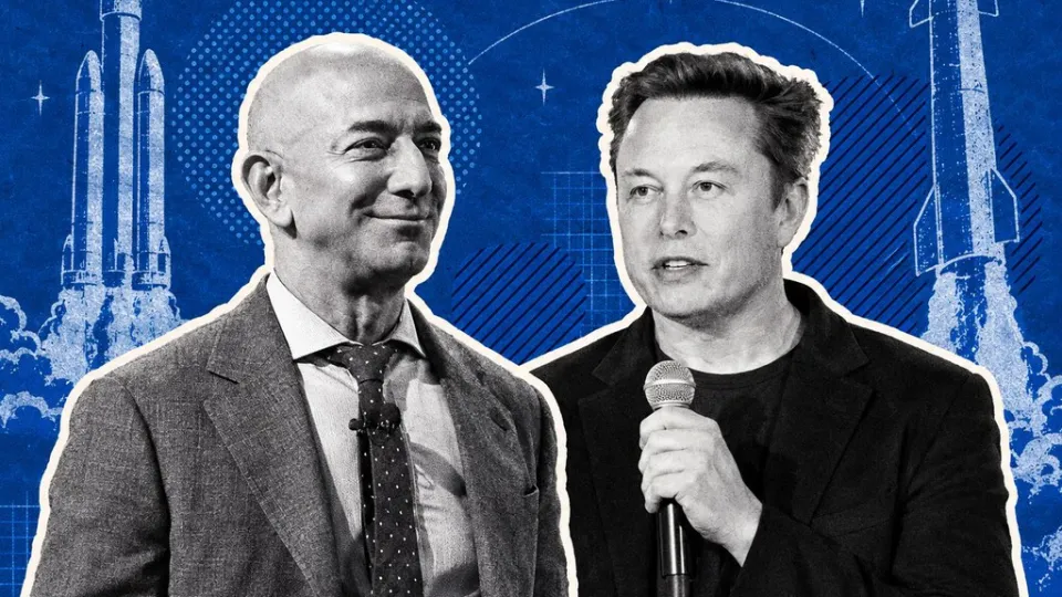 Elon Musk contra Jeff Bezos: "Hasta los planes futuros de los rivales de SpaceX van por detrás de Starship"