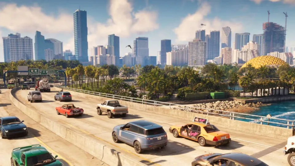 El mapa de 'GTA VI' es tan grande que cruzarlo en coche apunta a un viaje de unos 30 minutos, el doble que 'GTA V'