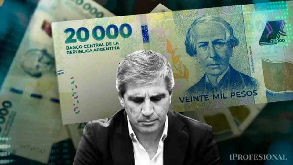 Caputo absorbió pesos por el equivalente a u$s490 millones para sacar presión al dólar
