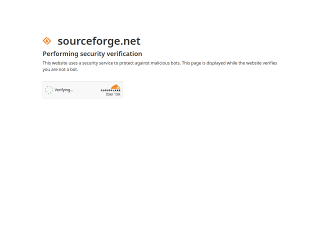 Captura de sourceforge.net